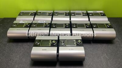 12 x ResMed S9 AutoSet CPAP Units with 8 x Power Supplies (All Power Up)