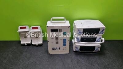 Mixed Lot Including 1 x IDA-1 Infusion Device Analyzer, 2 x Bodyguard Pump Chargers and 3 x BCI International Autocorr Pulse Oximeters