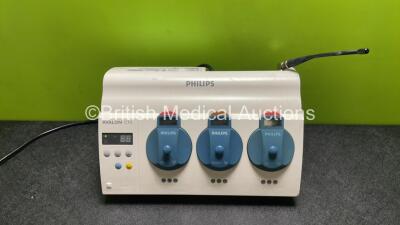 Philips M2720A Avalon CTS Fetal Transducer System (Powers Up) with 2 x Philips M2726A US Transducers and 1 x Philips M2725A TOCO Transducer