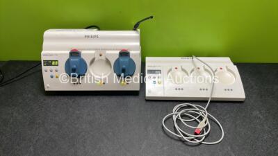 Job Lot Including 2 x Philips M2720A Avalon CTS Fetal Transducer Systems (Both Power Up) with 2 x Philips M2726A US Transducers