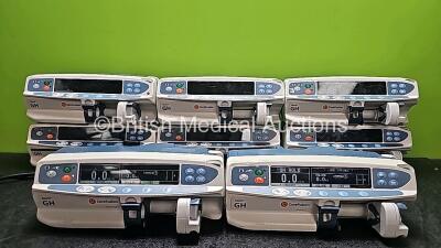 8 x CareFusion Alaris GH Syringe Pumps (7 x Power Up with 1 x Faulty Screen and 1 x No Power)