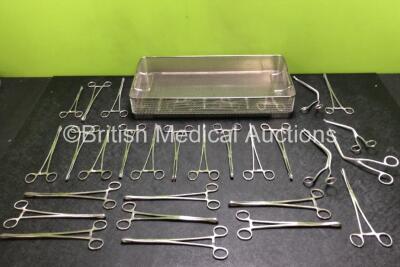 Job Lot of Surgical Instruments in Tray