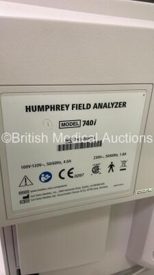 Zeiss Humphrey 740i Field Analyzer *Mfd - 03/2015* Rev 5.1.3 with Finger Trigger and Calibration Key) (Powers Up) *S/N 740i-50814* ***IR292*** - 7