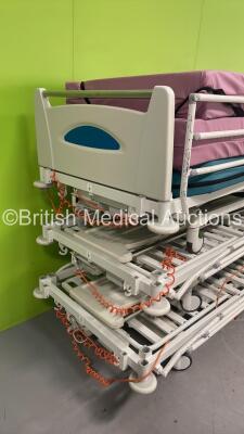 3 x Huntleigh Contura Electric Hospital Beds with Mattresses and Controllers (All Power Up) A/N FS0034079 / FS0034082 / FS0034087* - 4