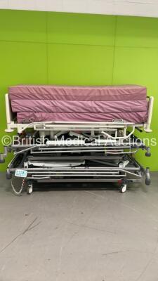 2 x Huntleigh Enterprise 5000 Electric Hospital Beds with Controllers and Mattress and 1 x Huntleigh Contura Electric Hospital Bed with Mattress and Controller (All Power Up) *A/N FS0056207 / FS0108766* - 2