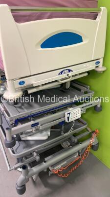 2 x Huntleigh Enterprise 5000 Electric Hospital Beds with Controllers and Mattress and 1 x Huntleigh Contura Electric Hospital Bed with Mattress and Controller (All Power Up) *A/N FS0056207 / FS0108766* - 4