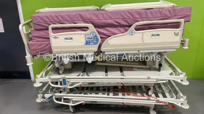 2 x Huntleigh Contura Electric Hospital Beds with Mattresses and Controllers and 1 x Hill-Rom Advantguard Electric Hospital Bed with Mattress and Controller (All Power Up) *A/N FS0020109 / FS0034088 / FS0034090*