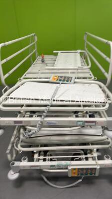 2 x Linet Eleganza Electric Hospital Beds with Controllers - 2