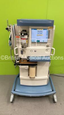 Drager Primus Anaesthesia Machine Software Version 4.50.00 Operating Hours Mixer-1853 Ventilator-6122 with Drager Halothane Vapor 19.3 Vaporizer with Hoses (Powers Up - Damage to Rear Door - See Pictures) *S/N ARUF-0151* - 2