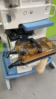 Drager Primus Anaesthesia Machine Software Version 4.50.00 Operating Hours Mixer-1853 Ventilator-6122 with Drager Halothane Vapor 19.3 Vaporizer with Hoses (Powers Up - Damage to Rear Door - See Pictures) *S/N ARUF-0151* - 8