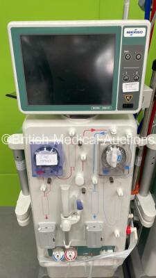 2 x Nikkiso DBB-07 Dialysis Machines with Hoses (Both No Power - 1 x Incomplete / Spares and Repairs) - 3