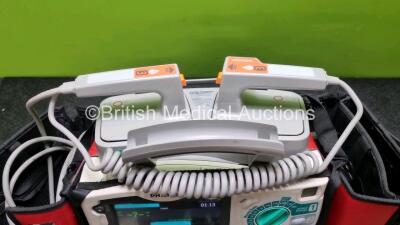 Philips Heartstart MRx Defibrillator with External Hard Paddles (Powers Up) Including Pacer, ECG, SpO2, NIBP, and Printer Options with Philips M3539A Module, Philips M3538A Battery, Philips M3725A Test Load, SpO2 Finger Sensor, Paddle Lead, 5 Lead ECG Le - 6