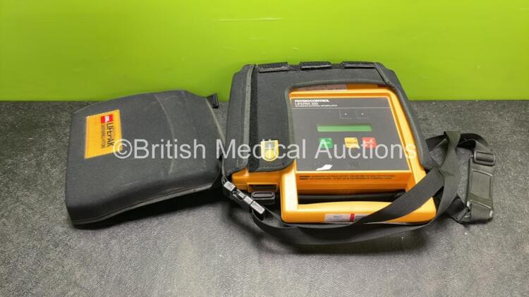 Physio Control Lifepak 500 Automated External Defibrillator in Carry Case (Untested Due to Missing Battery) *SN 11728217*