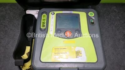 Zoll AED PRO Defibrillator (Powers Up, Screen Scratched - See Photo) with 1 x 3 Lead ECG Lead - 2