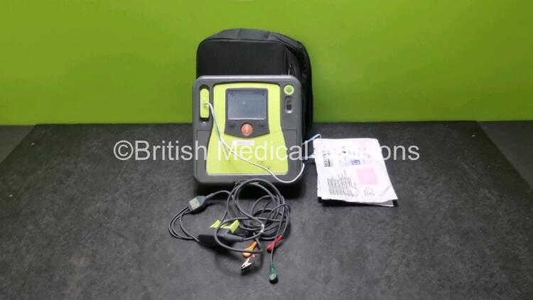 Zoll AED PRO Defibrillator (Powers Up) with 1 x 3 Lead ECG Lead