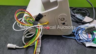 Philips Heartstart XL+ Defibrillator *Mfd 2014* (Powers Up) Including ECG and Printer Options with 1 x Paddle Lead, 1 x SpO2 Finger Sensor, BP Cuff, 1 x M3725A Test Load,1 x 3 Lead ECG Lead and 1 x Battery - 4