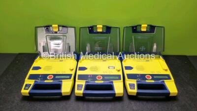 3 x Cardiac Science Powerheart AED G3 Automated External Defibrillators (All Power Up) *Uk Shipping / Collection Only*