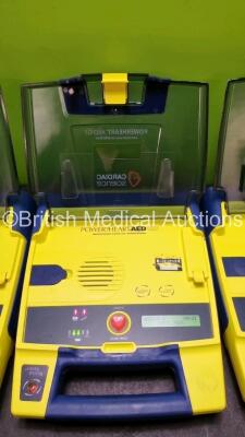 3 x Cardiac Science Powerheart AED G3 Automated External Defibrillators (All Power Up) *Uk Shipping / Collection Only* - 3