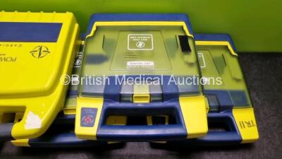 Job Lot Including 1 x Cardiac Science Powerheart AED Automated External Defibrillator and 4 x Cardiac Science AED Trainers (All Untested Due to Power Supply) - 2