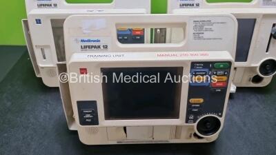 3 x Medtronic Lifepak 12 Defibrillators (Spares and Repairs) - 2