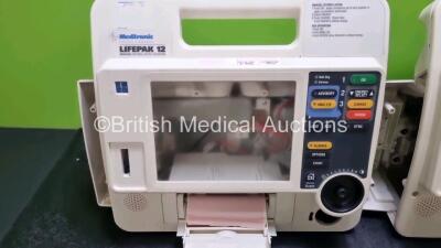 3 x Medtronic Lifepak 12 Defibrillators (Spares and Repairs) - 4