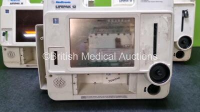 3 x Medtronic Lifepak 12 Defibrillators (Spares and Repairs) - 2