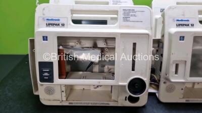 3 x Medtronic Lifepak 12 Defibrillators (Spares and Repairs) - 3