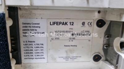 3 x Medtronic Lifepak 12 Defibrillators (Spares and Repairs) - 6