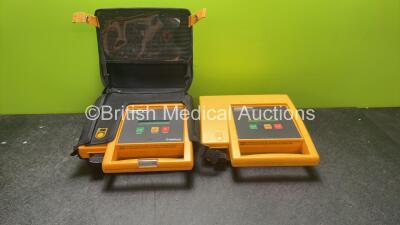 1 x Medtronic Physio Control Lifepak 500 Biphasic Automated External Defibrillator in Carry Case (Untested Due to Missing Battery) 1 x Physio Control Lifepak 500 Automated External Defibrillator (Untested Due to Missing Battery)