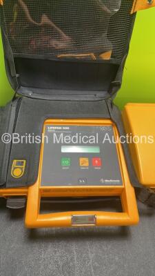 1 x Medtronic Physio Control Lifepak 500 Biphasic Automated External Defibrillator in Carry Case (Untested Due to Missing Battery) 1 x Physio Control Lifepak 500 Automated External Defibrillator (Untested Due to Missing Battery) - 2