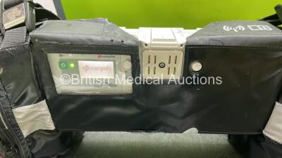 GS Corpuls3 Slim Defibrillator Ref : 04301 (Powers Up) with Corpuls Patient Box Ref : 04200 (Powers Up) with Pacer, Oximetry, ECG-D, ECG-M, CO2, CPR, NIBP and Printer Options, 4 and 6 Lead ECG Leads, SPO2 Finger Sensor, Hose, Paddle Lead, CO2 Cable, 3 x F - 8