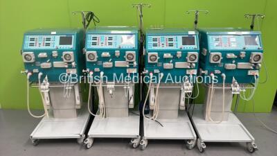 4 x Gambro AK 200 Ultra S Dialysis Machines with Hoses (All Power Up)