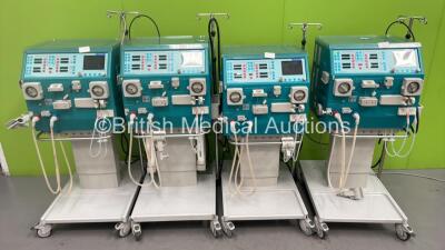 4 x Gambro AK 200 Ultra S Dialysis Machines with Hoses (All Power Up)