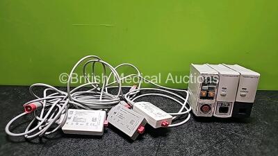 Mixed Lot Including 3 x Philips Transducer Extensions and 3 x Philips IntelliBridge EC10 Modules ( 2 x Damaged/Missing Casing - See Photo)