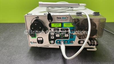 FMS Duo+ Fluid Management System with Handpiece (Powers Up) *SN 0737F4483*