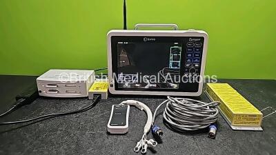 Invivo Expression Patient Monitor (Powers Up) with Printer Option, 1 x Power Supply Adapter, 1 x Invivo Wireless ECG Module with Battery (Powers Up), 1 x Invivo Wireless ECG Module Battery Charger (Powers Up), 2 x Spare Module Batteries and 1 x Invivo MR 