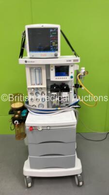 Datex-Ohmeda 9100c Anaesthesia Machine Software Version 1.2 with Datex-Ohmeda Sevotec 5 Sevoflurane Vaporizer, Datex-Ohmeda Isotec 5 Isoflurane Vaporizer, GE Carescape B650 Monitor with E-PSM-01 Multiparameter Module with NIBP, T1, T2, SPO2 and ECG Option