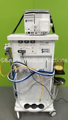 Datex-Ohmeda 9100c Anaesthesia Machine Software Version 1.2 with Datex-Ohmeda Sevotec 5 Sevoflurane Vaporizer, Datex-Ohmeda Isotec 5 Isoflurane Vaporizer, GE Carescape B650 Monitor with E-PSM-01 Multiparameter Module with NIBP, T1, T2, SPO2 and ECG Option - 7