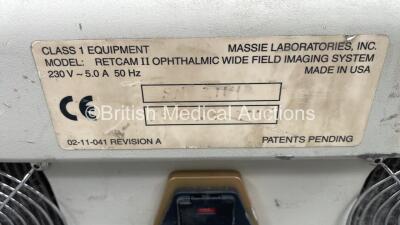 Massie Laboratories Inc RetCam II Ophthalmic Imaging System with Footswitch and Handpiece *Hard Drive Removed* (Powers Up with Blank Screen and Missing DVD Unit-See Photo) - 5