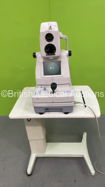 TopCon TRC-NW6S Non Mydriatic Retinal Camera on Motorized Table (Powers Up with Error 8 Displayed - See Pictures - Table Missing 2 x Wheels) *S/N 2881237*