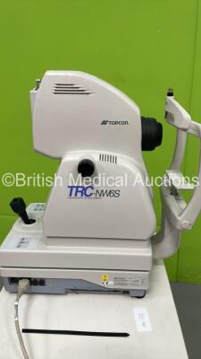 TopCon TRC-NW6S Non Mydriatic Retinal Camera on Motorized Table (Powers Up with Error 8 Displayed - See Pictures - Table Missing 2 x Wheels) *S/N 2881237* - 3