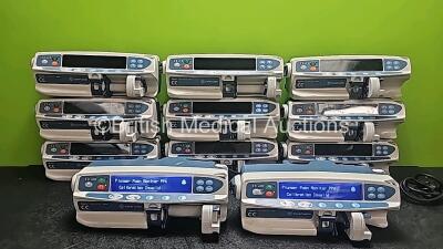 11 x CareFusion Alaris CC Guardrails Plus Syringe Pumps (All Power Up with Calibration Invalid Message - See Photos) *SN 370008193 / 370008258 / 135276446 / 370008211 / 370008204 / 135276442 / 135277484 / 370025709 / 370008178 / 135275276 / 135275730*