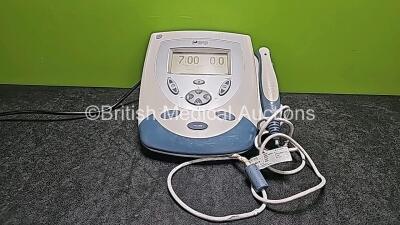 Chattanooga Group Intelect Mobile Model 2776 Dual Frequency Ultrasound Therapy Unit Version 2.1 with 1 x Probe (Powers Up, Damaged Cable - See Photo)