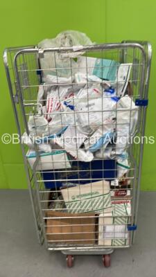 Cage of Consumables Including Burn Dressings, Helicobacter Pylori Test Kits and LMA Laryngeal Mask Airways (Cage Not Included - Out of Date)