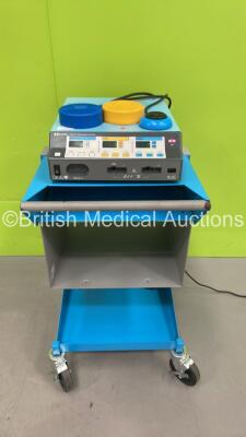 Covidien Force FX-8CS Electrosurgical / Diathermy Unit on Stand with Dual Footswitch and Dome Footswitch (Powers Up) *S/N S4I14780AX*)