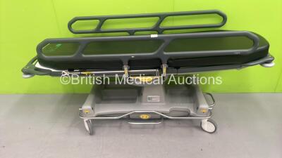 Anetic Aid QA3 Hydraulic Patient Trolley with Mattress (Hydraulics Tested Working)