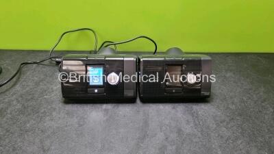 2 x ResMed Airsense 10 Autoset CPAP Units (Both Power Up) with 1 x Power Supply *SN 23181028991 / 23161046075*