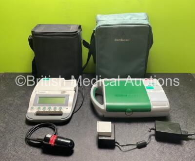 Job Lot Including 1 x Bard BladderScan BVI 3000 Bladder Scanner with 1 x Probe / Transducer, 2 x Batteries and 1 x AC Battery Charger in Carry Bag and 1 x Bardscan Model PA-00145 Bladder Scanner with 1 x Probe / Transducer in Carry Bag (Untested Due to No