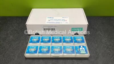 10 x Given Imaging PillCam Colon 2 Capsule Ref FGS-0519 *Expired 2022* (Unused in Boxes)