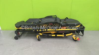 Stryker PowerPro XT XPS Motorized Ambulance Patient Stretcher *Mfd - 2016* with Mattress and Battery (Powers Up, Up and Down Function Tested Working, Hydraulic Ram Missing from Headsection)